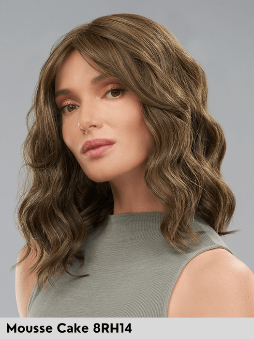 MAEVE - attaccatura naturale, riga centrale - Wig Love - Parrucca SinteticaMousse Cake HD