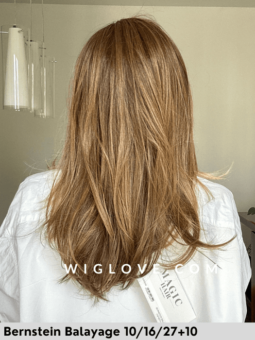 MAGIC ARROW - riga sinistra, attaccatura naturale - Wig Love - Parrucca SinteticaBernstein Balayage 10/16/27+10