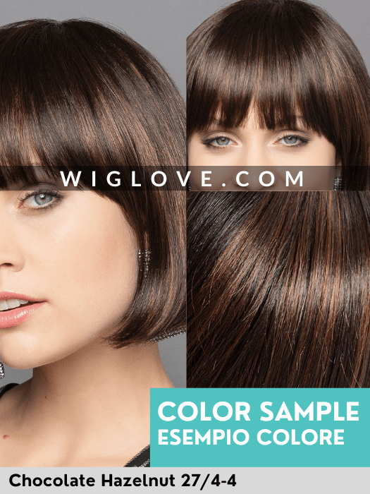 MAGIC COCO - riga sinistra, attaccatura naturale - Wig Love - Parrucca SinteticaChocolate Hazelnut 27/4 - 4