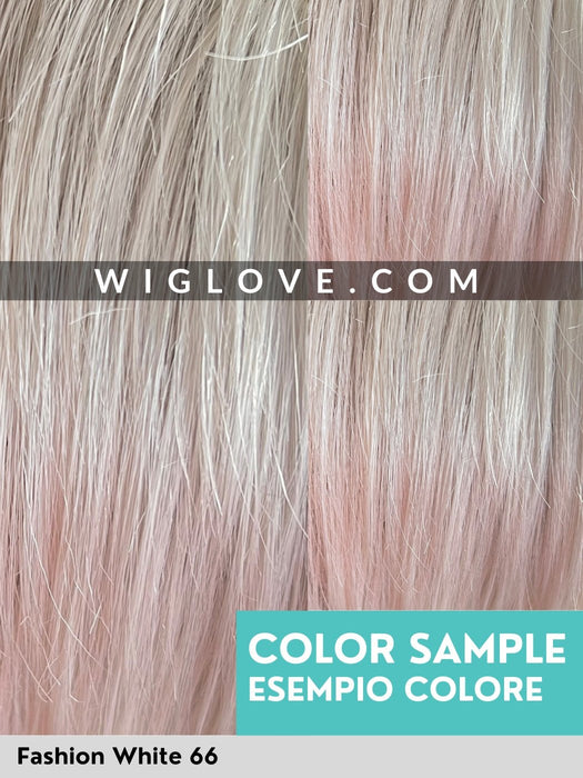 MAGIC CUBA - monofilamento al vortice, lace front - Wig Love - Parrucca SinteticaFashion White 66