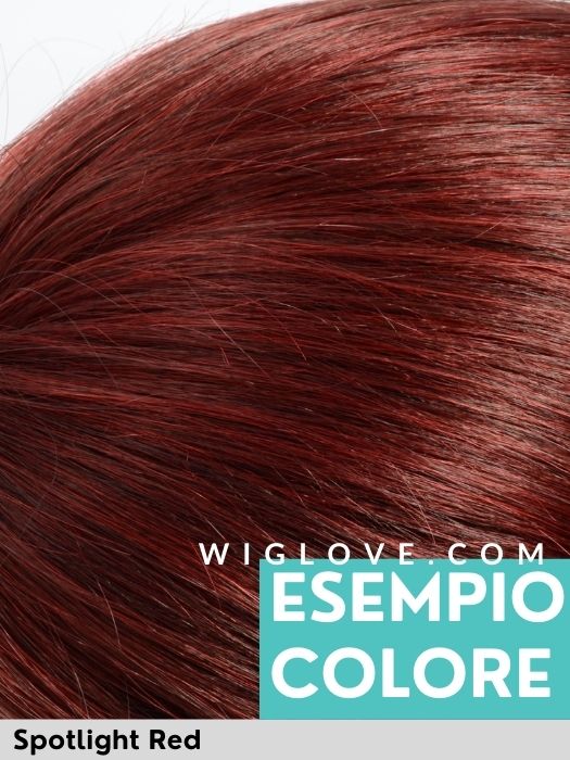 MAGIC CUBA - monofilamento al vortice, lace front - Wig Love - Parrucca SinteticaSpotlight Red