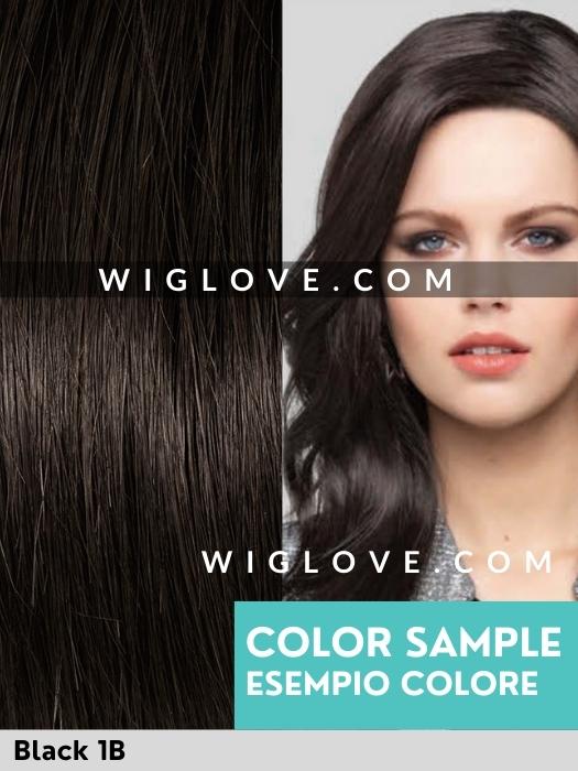 MAGIC DRIVE - riga centrale, attaccatura naturale - Wig Love - Parrucca SinteticaBlack 1B