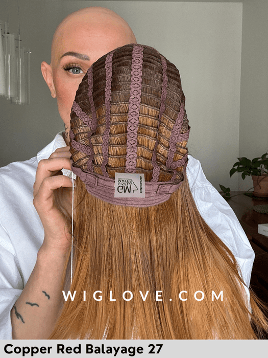 MAGIC DRIVE - riga centrale, attaccatura naturale - Wig Love - Parrucca SinteticaPearl Blond Balayage 23/14+6