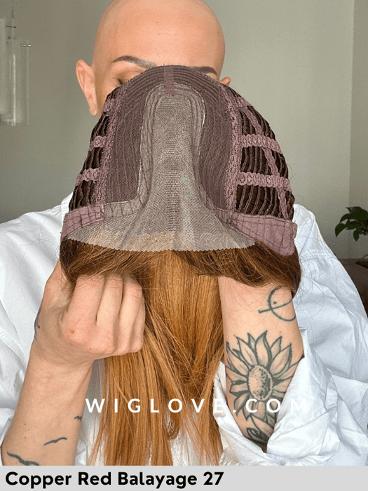 MAGIC DRIVE - riga centrale, attaccatura naturale - Wig Love - Parrucca SinteticaPearl Blond Balayage 23/14+6