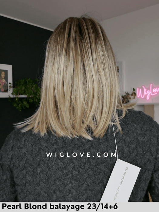 magic drive heatfriendly wig parrucca termoresistente gisela mayer caschetto lungo liscio riga centrale attaccatura naturale lacefront retro aperto fatto a macchia magic collection