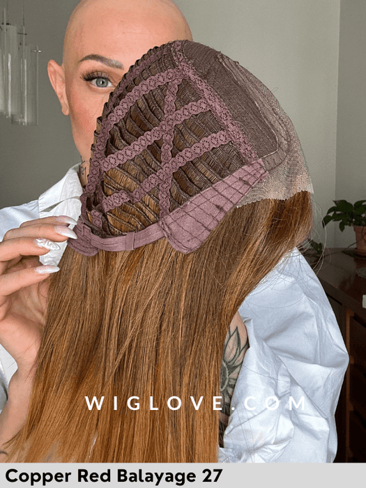 MAGIC DRIVE - riga centrale, attaccatura naturale - Wig Love - Parrucca SinteticaPearl Blond Balayage 23/14+6