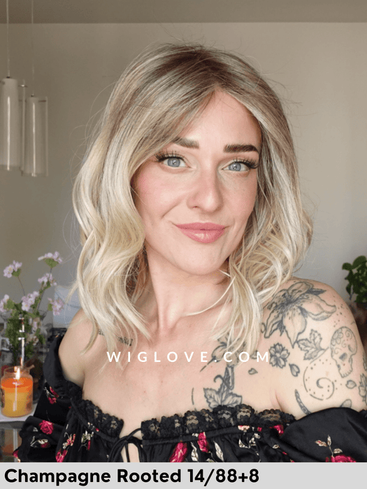 magic emma gisela mayer parrucca sintetica termoresistente lacefront riga centrale piega mossa retro aperto fatto a macchina 