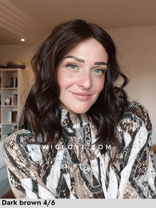 magic emma gisela mayer parrucca sintetica termoresistente lacefront riga centrale piega mossa retro aperto fatto a macchina 