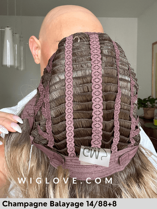 MAGIC LEVEL - riga sinistra, attaccatura naturale - Wig Love - Parrucca SinteticaDark Brown N6/4