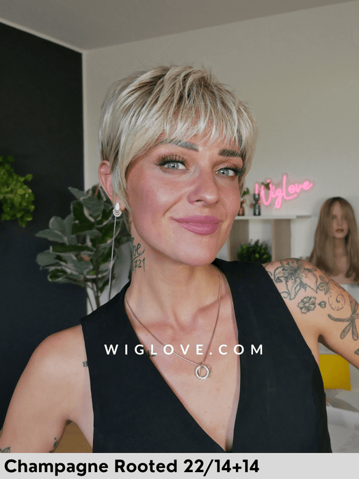 magic liza gisela mayer parrucca corta 2025 fibra sintetica termoresistente lacefront monofilamento al vortice permatease basso volume