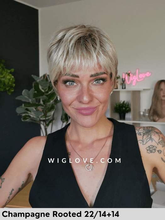 magic liza gisela mayer parrucca corta 2025 fibra sintetica termoresistente lacefront monofilamento al vortice permatease basso volume