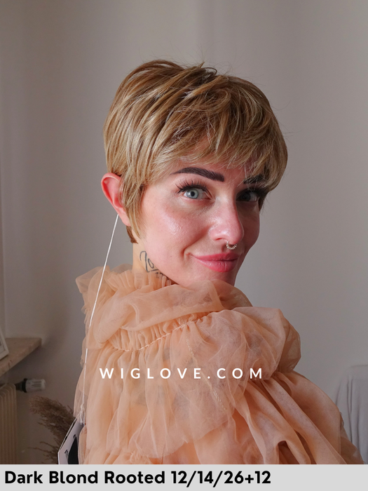 magic lizzy mono lace gisela mayer parrucca sintetica termoresistente piega liscia pixie cut lacefront attaccatura naturale riga libera monofilamento 