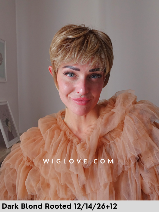 magic lizzy mono lace gisela mayer parrucca sintetica termoresistente piega liscia pixie cut lacefront attaccatura naturale riga libera monofilamento 