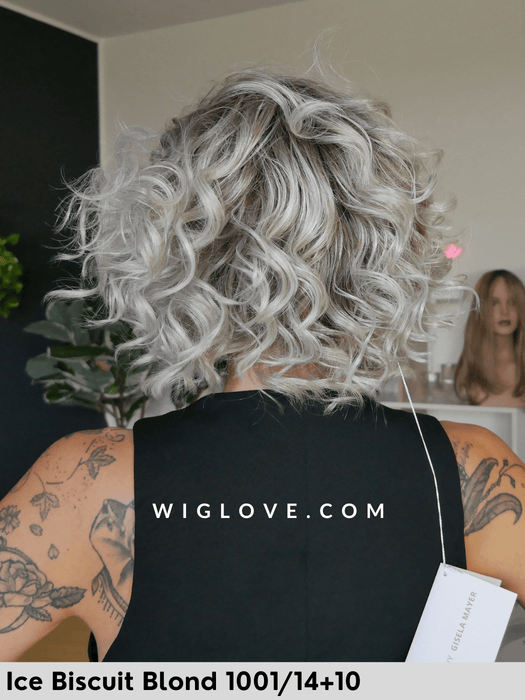 magic mika  gisela mayer parrucca riccia 2025 fibra sintetica termoresistente lacefront riga sinistra in monofilamento attaccatura naturale