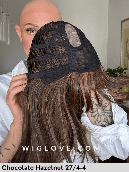 MAGIC MUSIC - monofilamento al vortice - Wig Love - Parrucca SinteticaChocolate Hazelnut 27/4 - 4