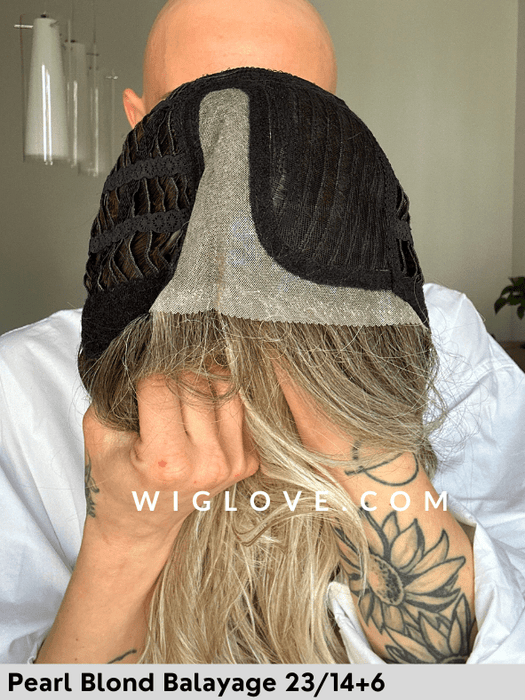 MAGIC NIGHT - riga sinistra, attaccatura naturale - Wig Love - Parrucca SinteticaHoney Mix Balayage 12/27/16+12