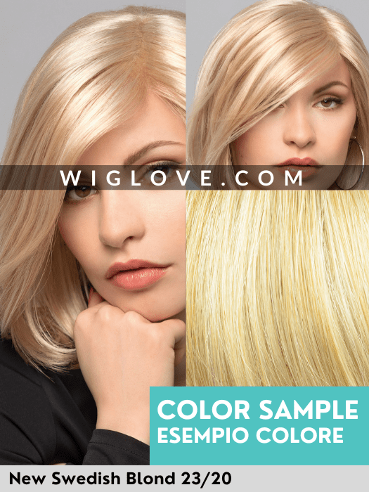 MAGIC NIGHT - riga sinistra, attaccatura naturale - Wig Love - Parrucca SinteticaNew Swedish Blond 23/20