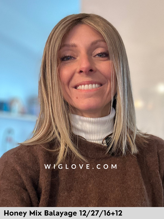 magic rave gisela mayer parrucca long bob liscia lacefront riga centrale fibra sintetica termoresistente parrucca piastrabile per chemioterapia o alopecia dispositivo medico ce