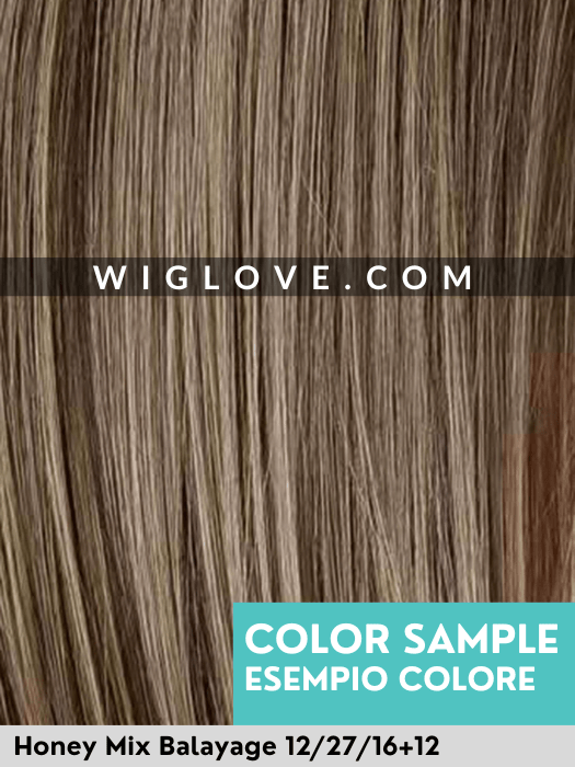MAGIC RAVE - riga centrale, attaccatura naturale - Wig Love - Parrucca SinteticaHoney Mix Balayage 12/27/16+12