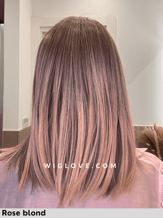 magic rave gisela mayer parrucca long bob liscia lacefront riga centrale fibra sintetica termoresistente parrucca piastrabile per chemioterapia o alopecia dispositivo medico ce