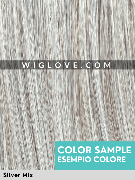 MAGIC RAVE - riga centrale, attaccatura naturale - Wig Love - Parrucca SinteticaSilver Mix