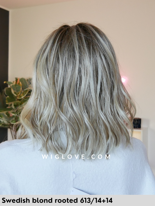 magic rock gisela mayer parrucca mossa con frangetta lacefront riga centrale fibra sntetica termoresistente