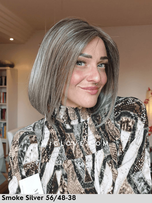 magic stage gisela mayer parrucca sintetica termoresistente lacefront riga sinistra piega liscia retro aperto fatto a macchina 