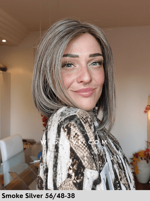 magic stage gisela mayer parrucca sintetica termoresistente lacefront riga sinistra piega liscia retro aperto fatto a macchina 