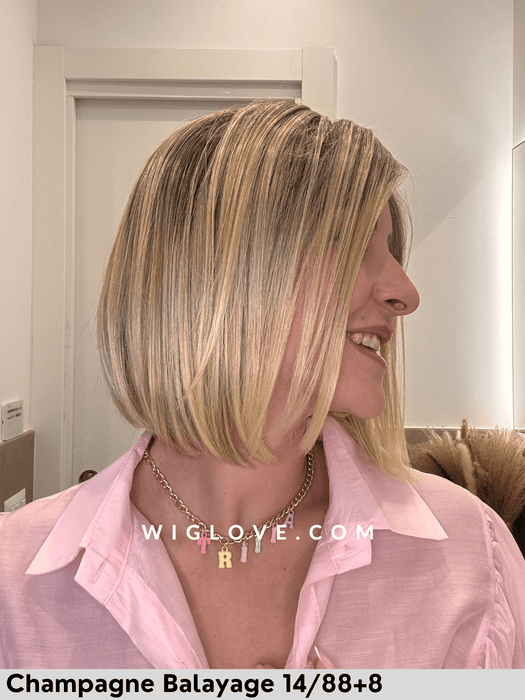 magic stage gisela mayer parrucca sintetica termoresistente lacefront riga sinistra piega liscia retro aperto fatto a macchina 