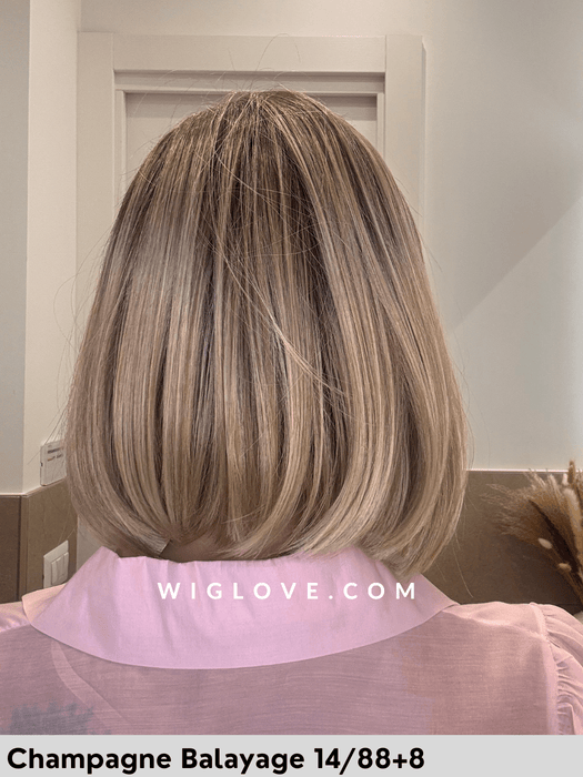 magic stage gisela mayer parrucca sintetica termoresistente lacefront riga sinistra piega liscia retro aperto fatto a macchina 