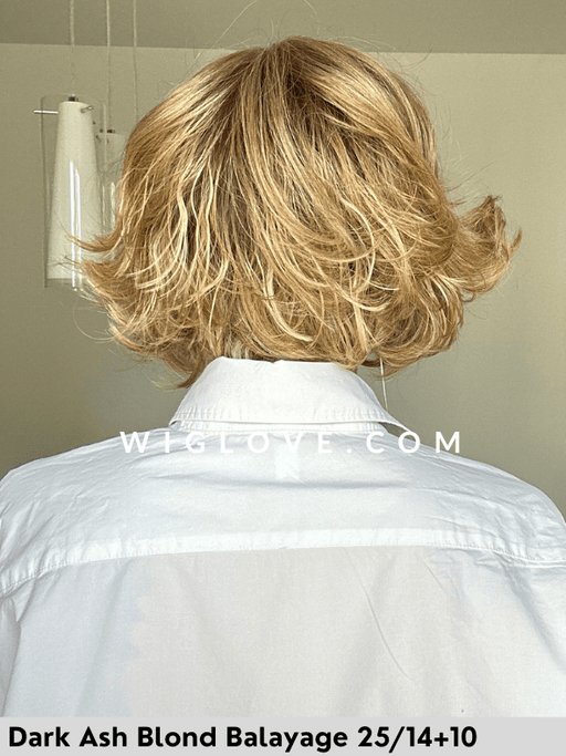 MAGIC TASTE LACE - attaccatura naturale, monofilamento al vortice - Wig Love - Parrucca SinteticaChampagne Balayage 14/88+8