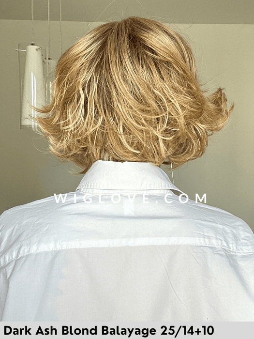 MAGIC TASTE LACE - attaccatura naturale, monofilamento al vortice - Wig Love - Parrucca SinteticaChampagne Balayage 14/88+8