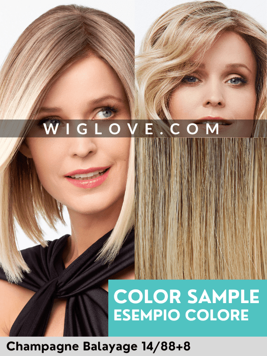 MAGIC TASTE LACE - attaccatura naturale, monofilamento al vortice - Wig Love - Parrucca SinteticaHoney Blond Balayage 22/25+10