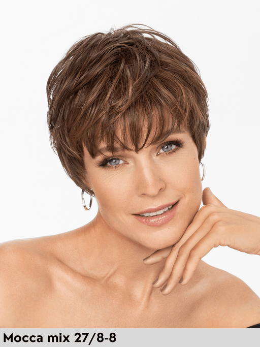 MAGIC LIZZY - Monofilamento al Vortice - Wig Love - Parrucca SinteticaMocca Mix 27/8 - 8