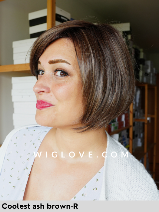 manchester belle tress parrucca caschetto liscia in fibra termoresistente piastrabile lacefront riga sinistra attaccatura naturale city collection
