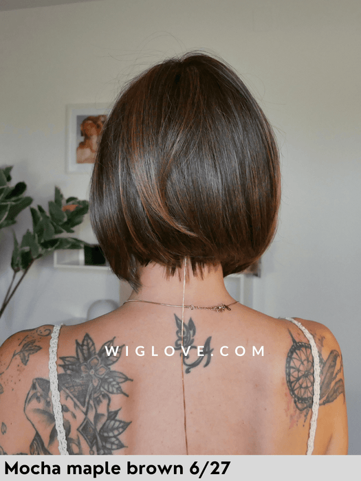 manchester belle tress parrucca caschetto liscia in fibra termoresistente piastrabile lacefront riga sinistra attaccatura naturale city collection