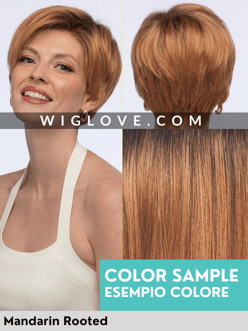 FINN - attaccatura naturale - Wig Love - Parrucca SinteticaMandarin Rooted