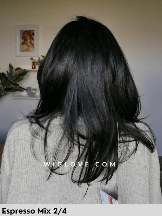 maro mono lace  parrucca sintetica gisela mayer dispositivo medico CE parrucca lunga e liscia  lacefront riga libera tre taglie S, M e L