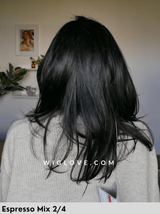 maro mono lace  parrucca sintetica gisela mayer dispositivo medico CE parrucca lunga e liscia  lacefront riga libera tre taglie S, M e L