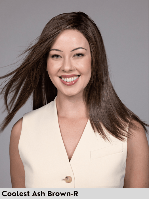 MELBOURNE - riga sinistra, attaccatura naturale - Wig Love - Parrucca SinteticaCoolest ash brown R