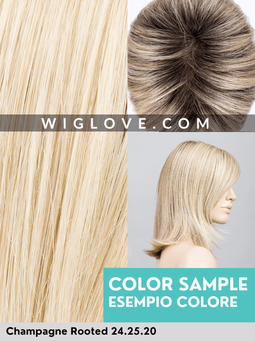 MELODY MONO - Taglia M ed L - attaccatura naturale, riga libera - Wig Love - Parrucca SinteticaL