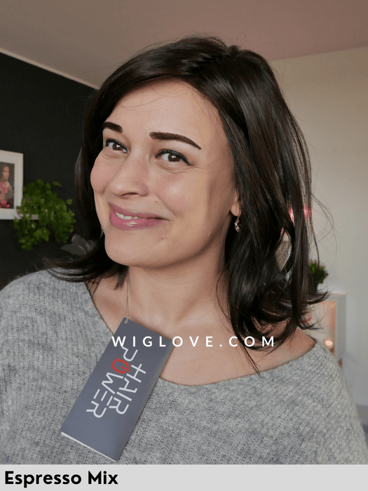 melody mono parrucca sintetica piastrabile ellen wille riga libera attaccatura natuarale lacefront monofilamento retro fatto a macchina aperto 