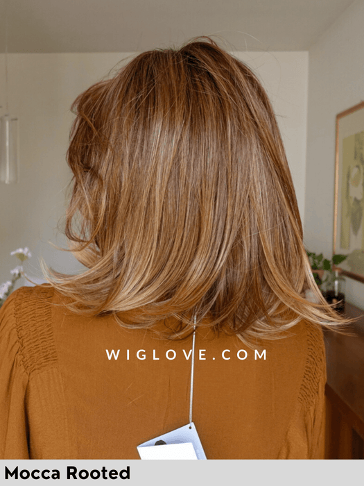 melody mono parrucca sintetica piastrabile ellen wille riga libera attaccatura natuarale lacefront monofilamento retro fatto a macchina aperto 