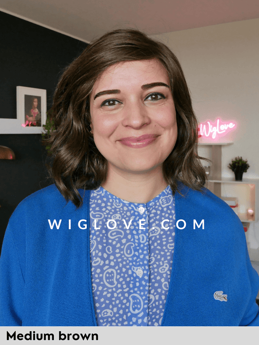 MERRILL - Pronta Consegna 24/48 ore - Wig Love - Parrucca SinteticaMedium Brown