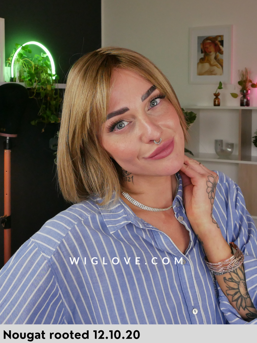 MIKADO MONO - Capelli naturali Remy - attaccatura naturale e riga libera