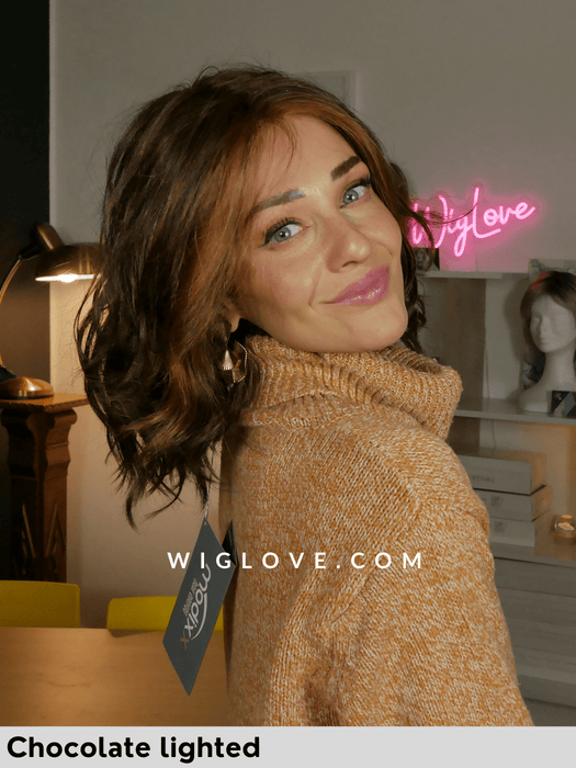 MILA MONO I Pronta Consegna 24/48 ore - Wig Love - Parrucca SinteticaToffee Blonde Lighted