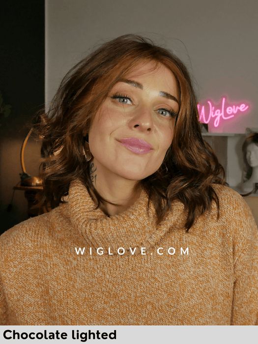 MILA MONO I Pronta Consegna 24/48 ore - Wig Love - Parrucca SinteticaToffee Blonde Lighted