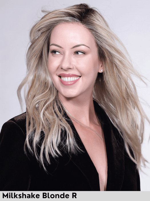 MILANO - riga sinistra, attaccatura naturale - Wig Love - Parrucca SinteticaMilkshake Blonde Rooted