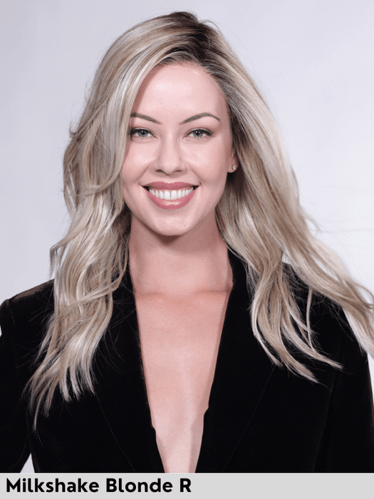 MILANO - riga sinistra, attaccatura naturale - Wig Love - Parrucca SinteticaMilkshake Blonde Rooted