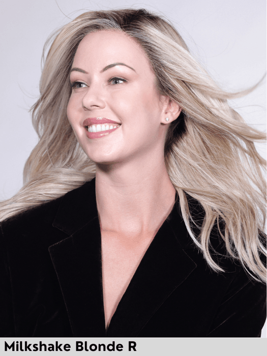 MILANO - riga sinistra, attaccatura naturale - Wig Love - Parrucca SinteticaMilkshake Blonde Rooted